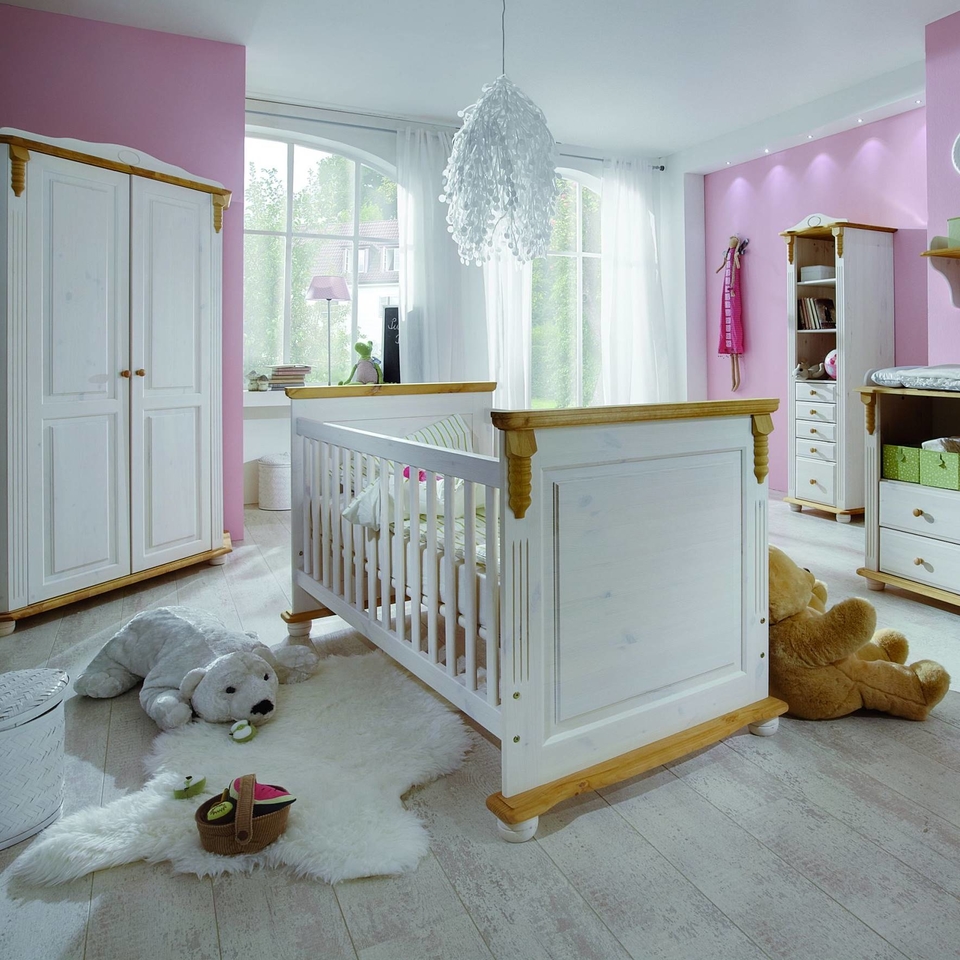 Kinderzimmer romantik eck kleiderschrank 2 türig von infans ...