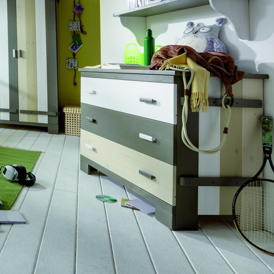 Kinderzimmer wickelkommode merlin multicolor von infans günstig ...