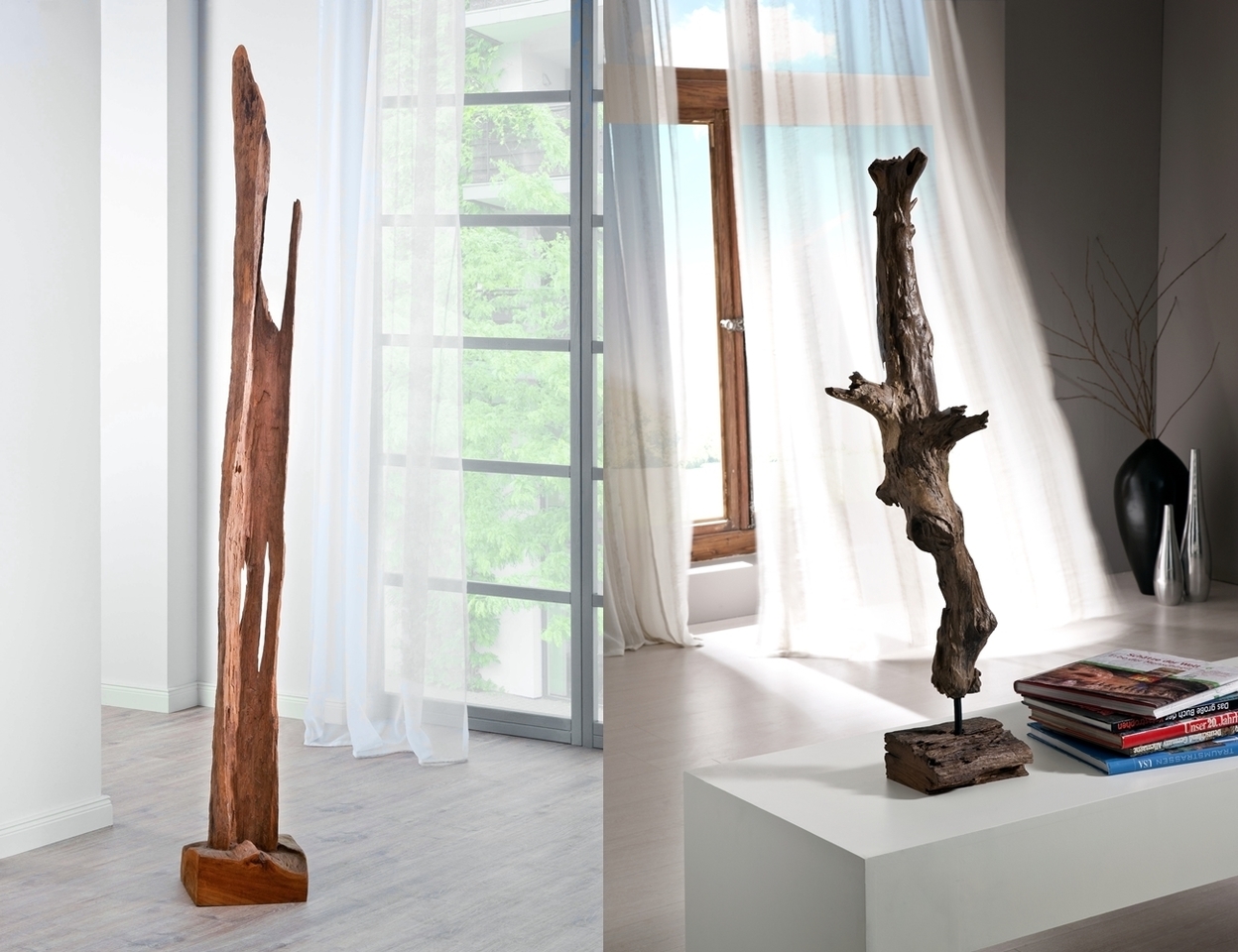 Teakholz deko standwurzel unikat von henke günstig bestellen bei ... Dekoration für vitrine