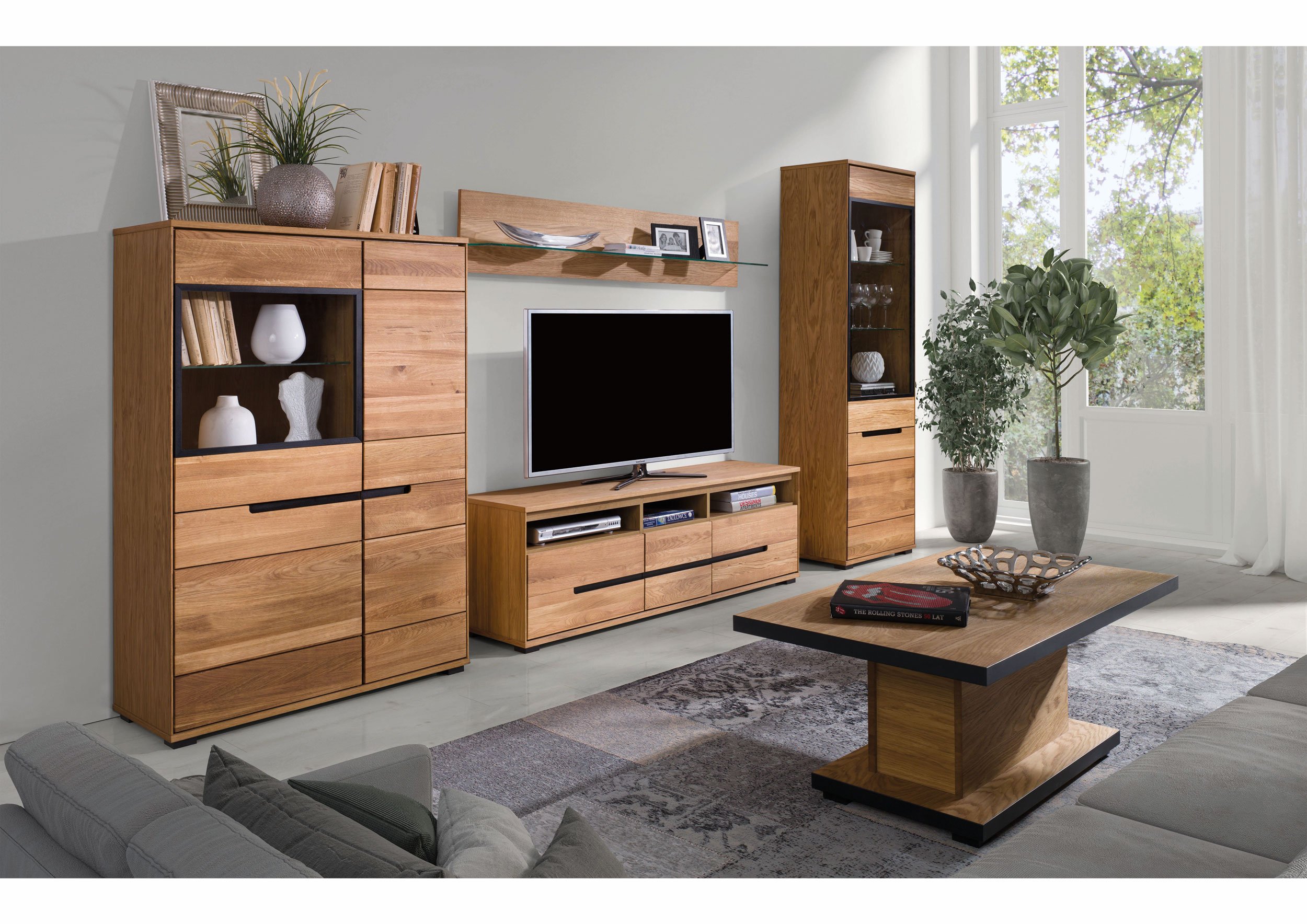Wohnzimmer Lola Eiche geölt