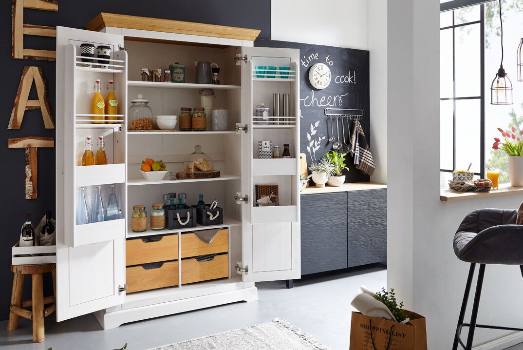 Universalschrank Kiefer Massiv Dielenschrank Flurschrank | G&K