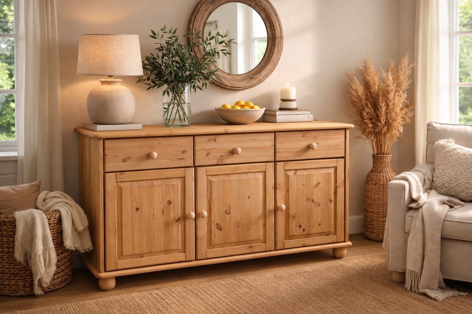 Sideboard Ultima aus Kiefer Massivholz