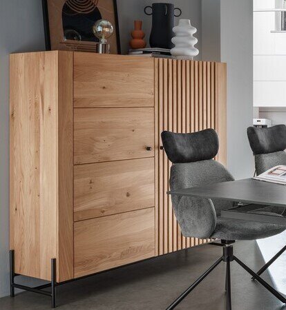 Ascona Highboard klein Wildeiche | TPT