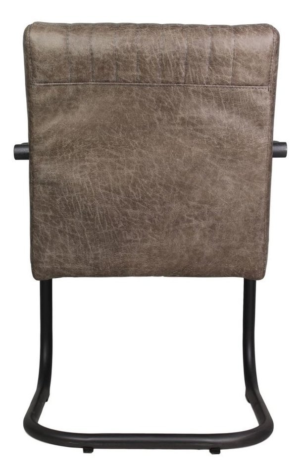 Armlehnstuhl Nevada Yachtleder Metall Bild 14