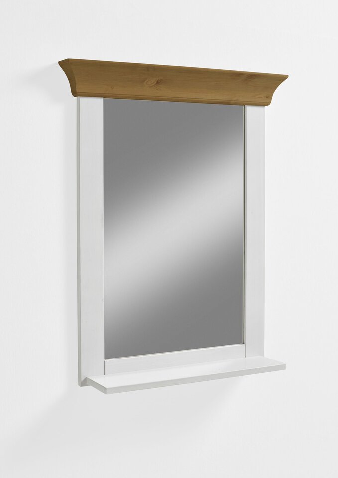 Massivholz Spiegel mit Ablage Bild 6