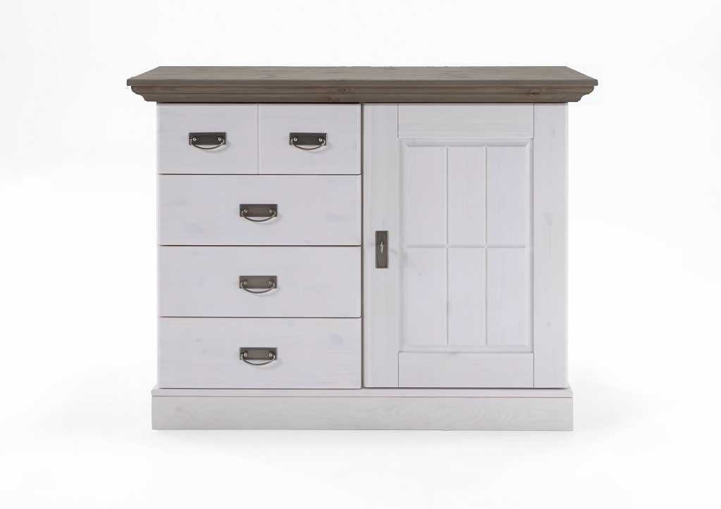 Brotschrank Fjord weiß Landhausstil Bild 3
