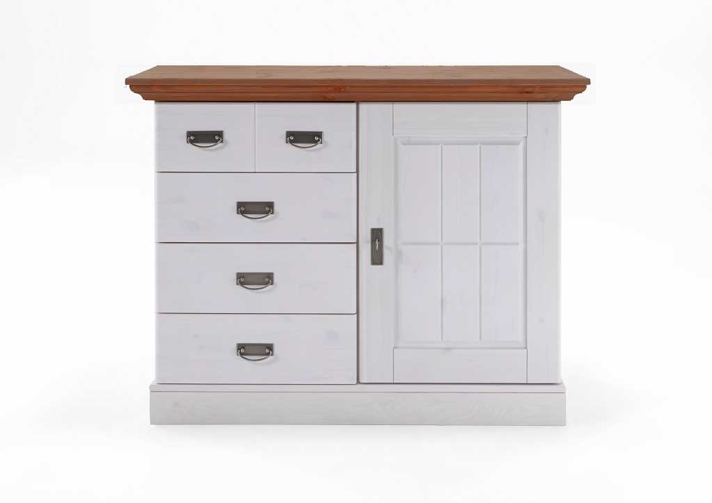 Brotschrank Fjord weiß Landhausstil Bild 4