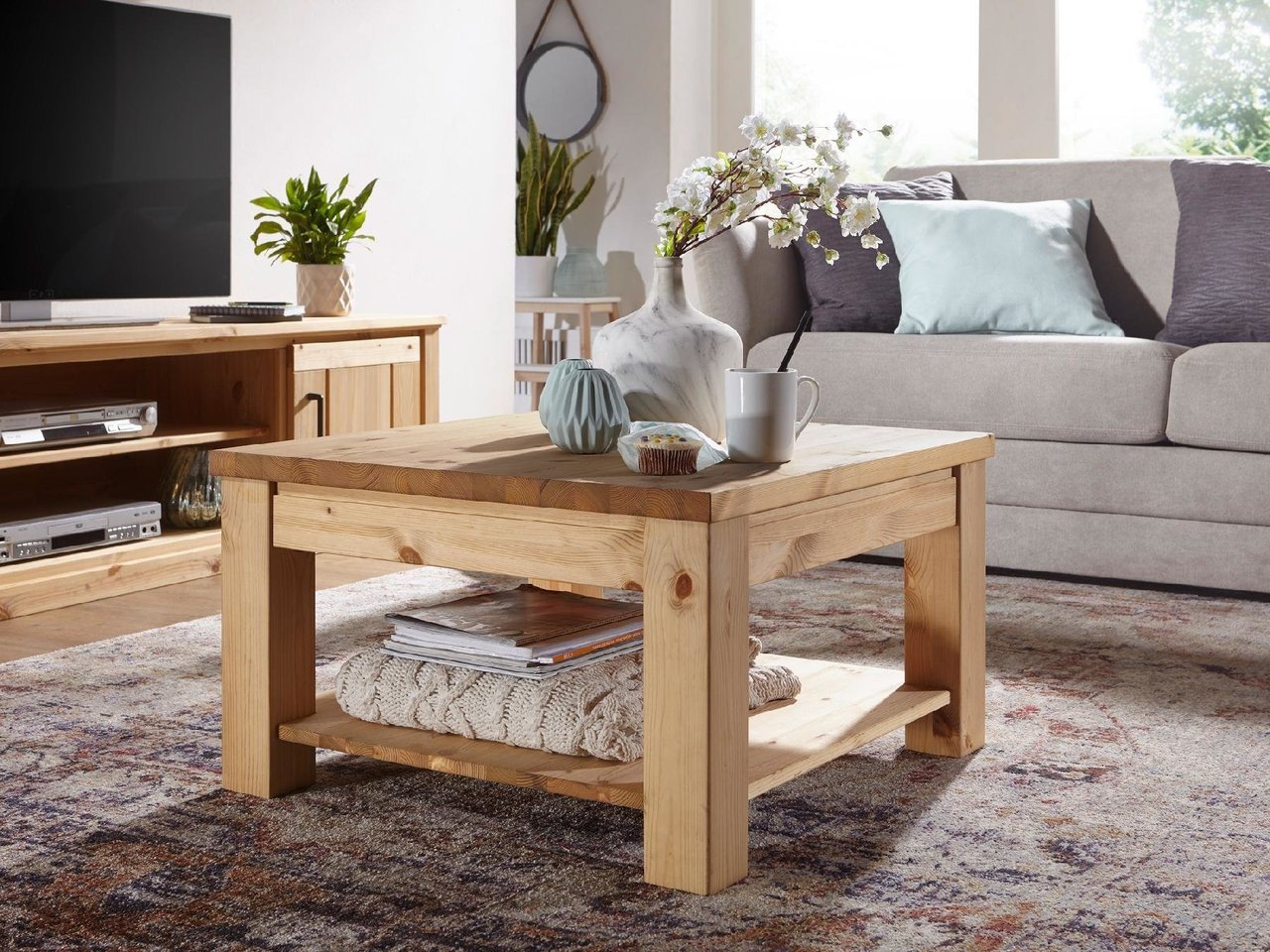 Couchtisch I Molde Landhausstil Massive Kiefer | G&K