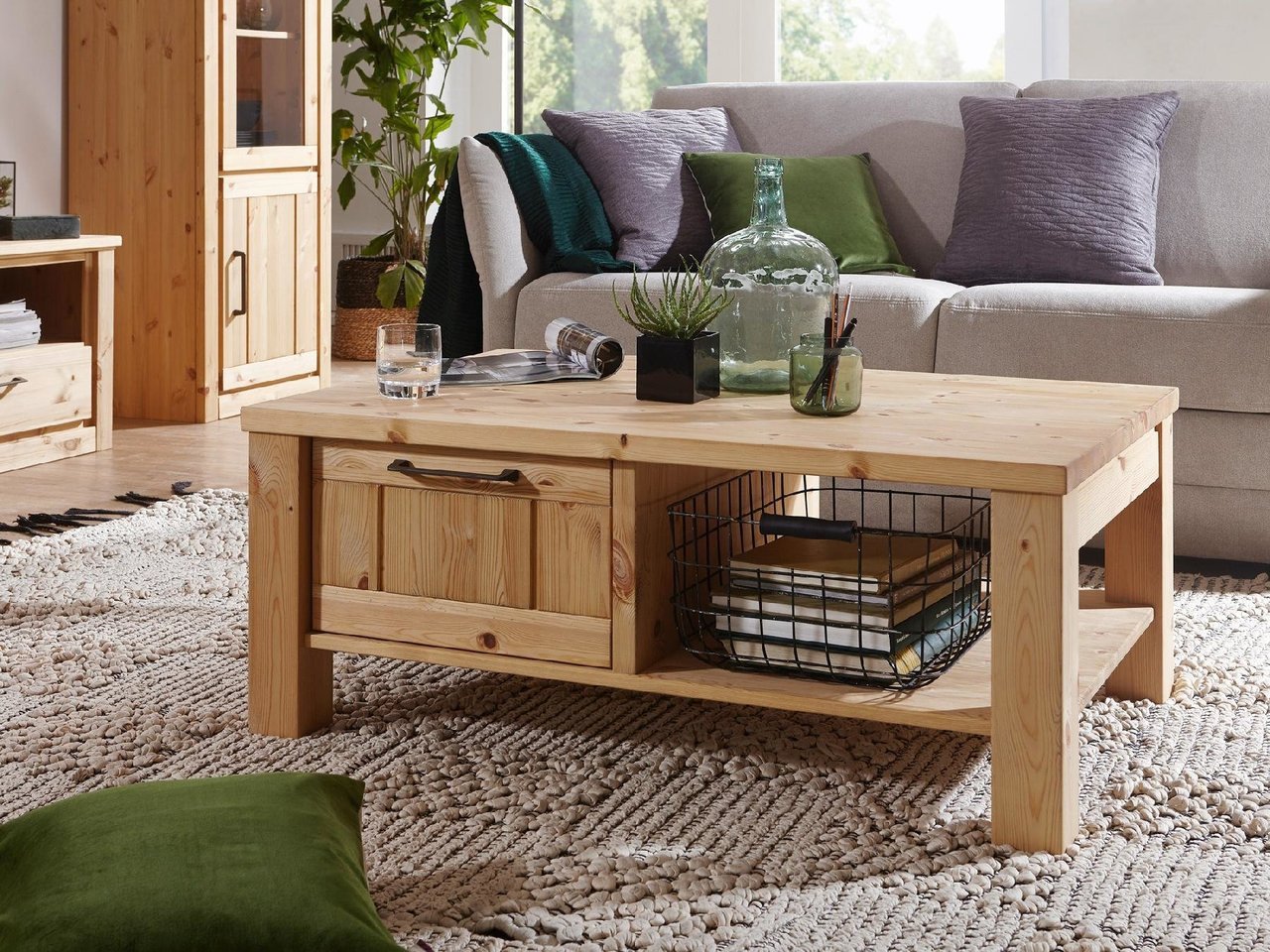 Couchtisch II Molde Landhausstil Massive Kiefer | G&K
