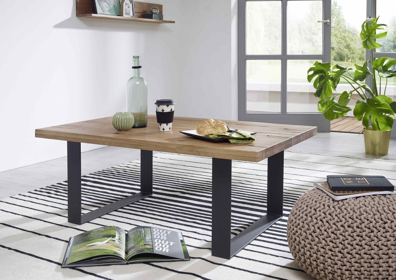 Couchtisch Kristiansand aus massiver Wildeiche Bild 2