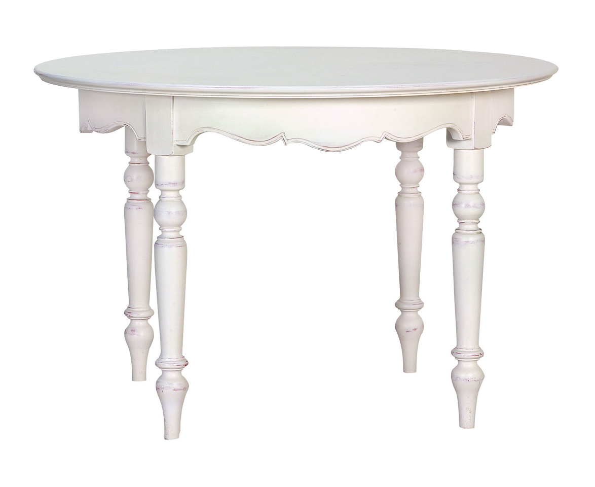Country Corner, Tisch Landhausstil rund, weiß | SIT