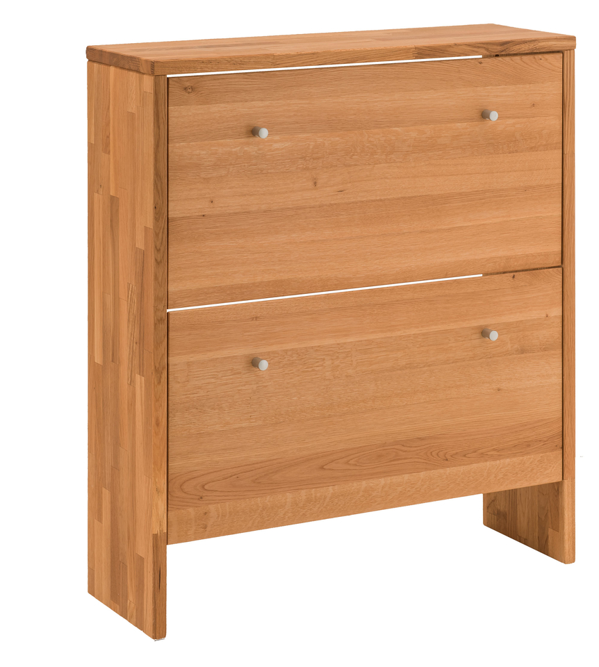 Dänischer Garderoben Schuhschrank Wildeiche Massivholz Velkom Bild 5