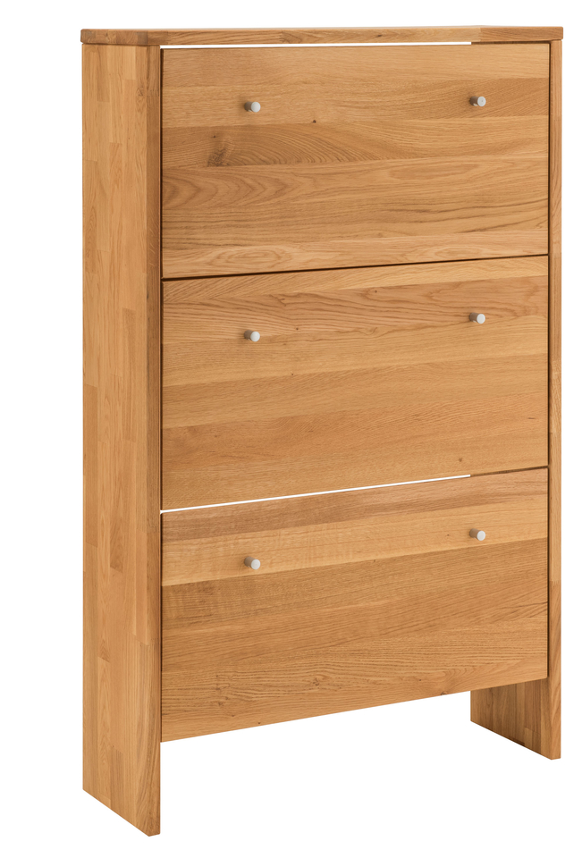Dänischer Garderoben Schuhschrank Wildeiche Massivholz Velkom Bild 6
