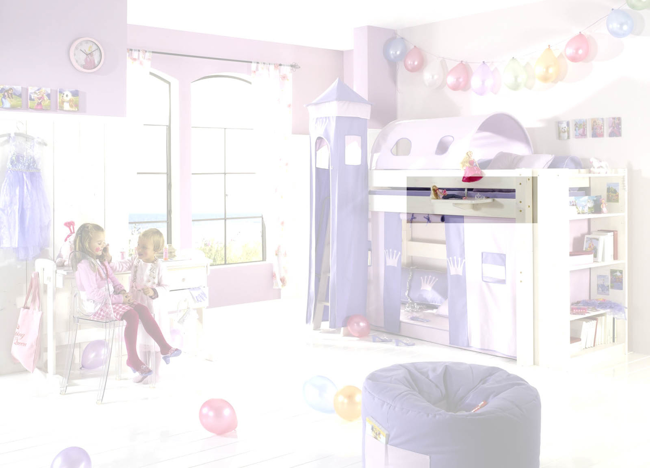 Zubehör für Dolphin Kinderzimmer Halbhochbett Lavendeltraum Bild 7