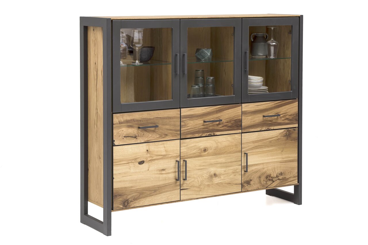 Alteiche Janne Highboard Preview Image