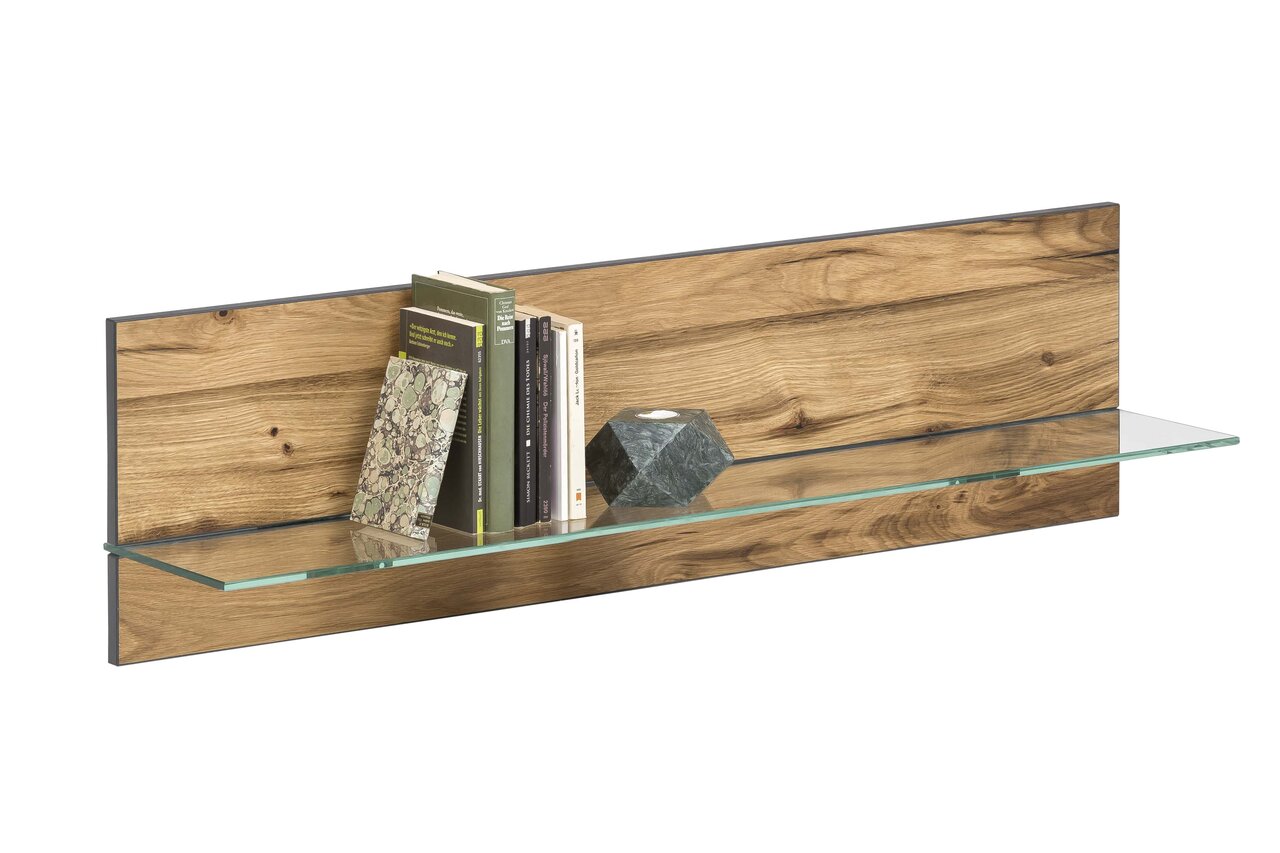 Alteiche Janne Wandboard mit Glasablage Preview Image