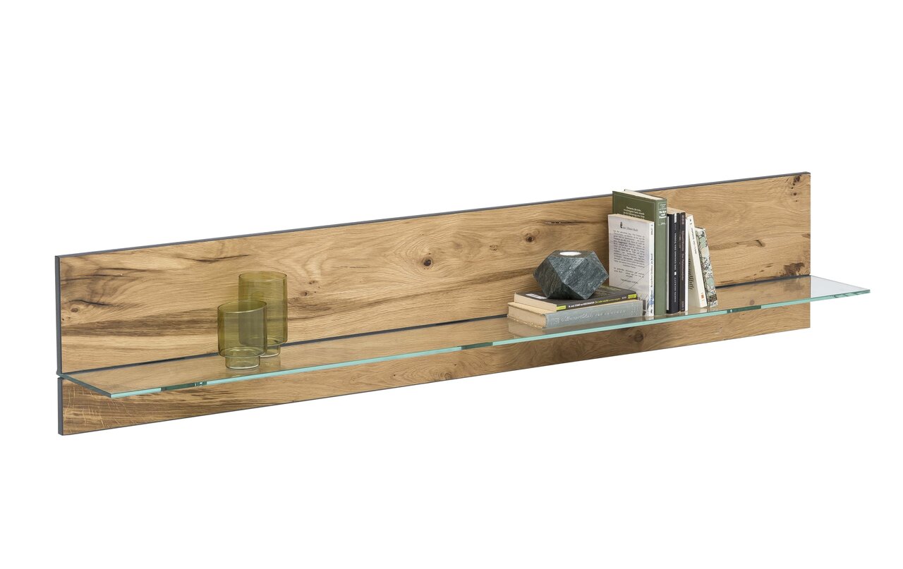 Alteiche Janne Wandboard mit Glasablage Bild 3