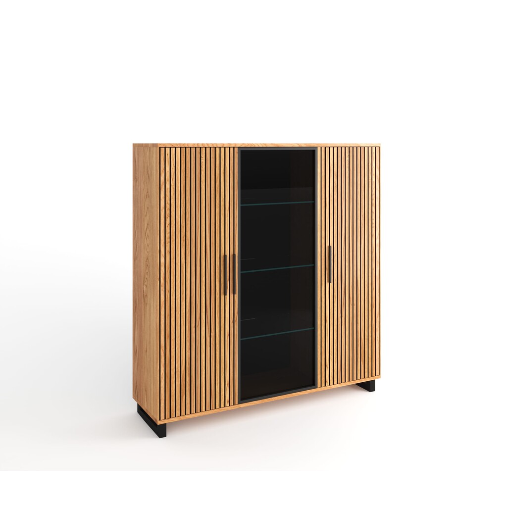 Highboard halbhoch, 3-türig Akustikpaneel Preview Image