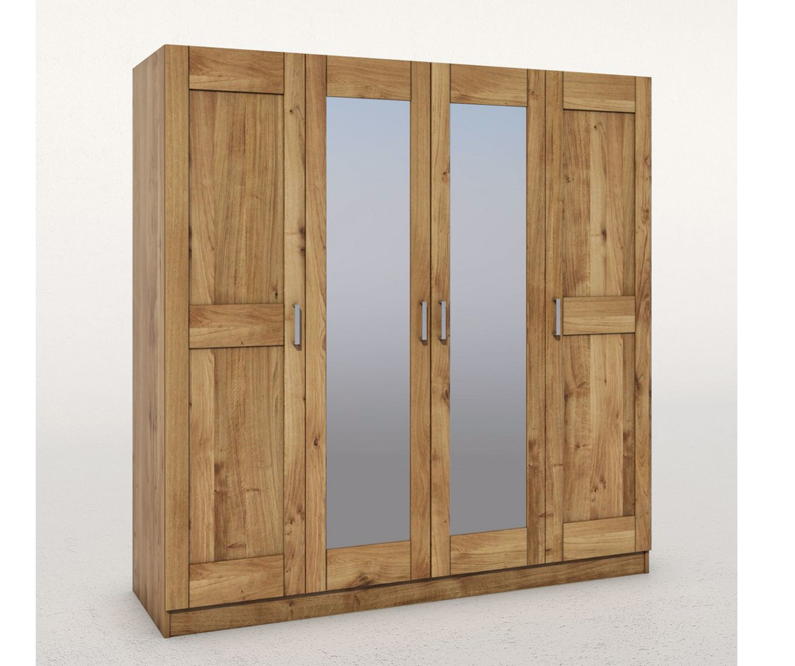 Elfo Kleiderschrank Toni, Wildeiche-teilmassiv Bild 4