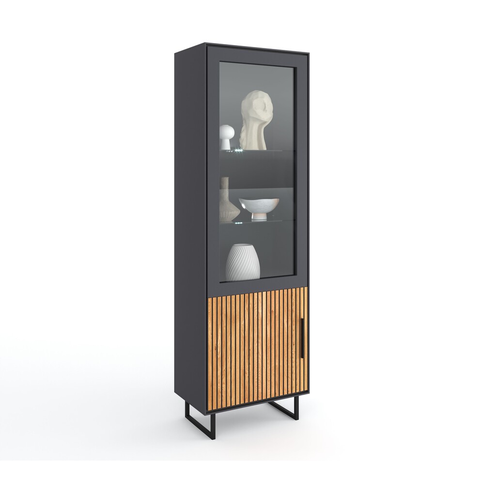 Stella Vitrine schmal aus Eiche Preview Image