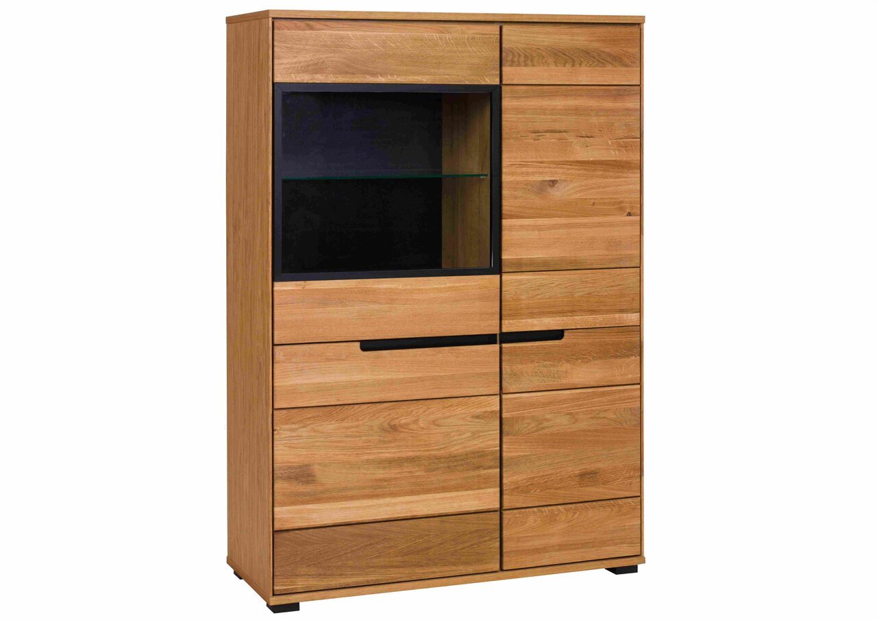 Eiche Lola Wohnzimmer Vitrine 3 Preview Image