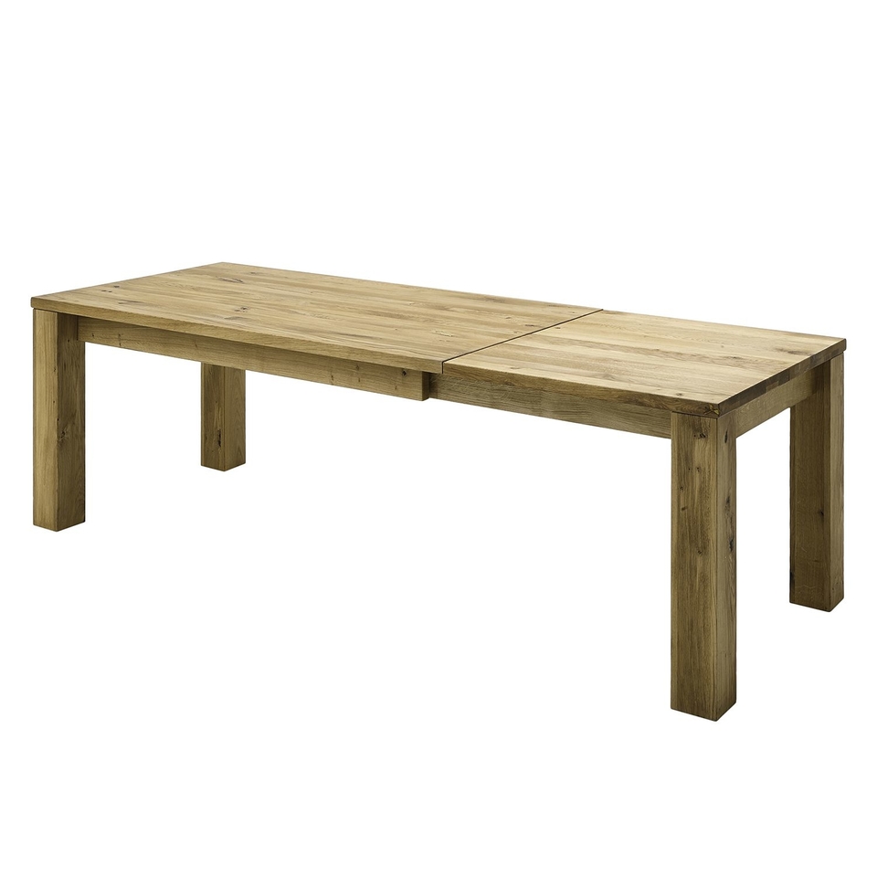 Esstisch mit Gestellauszug Lissy aus Massivholz Bild 7