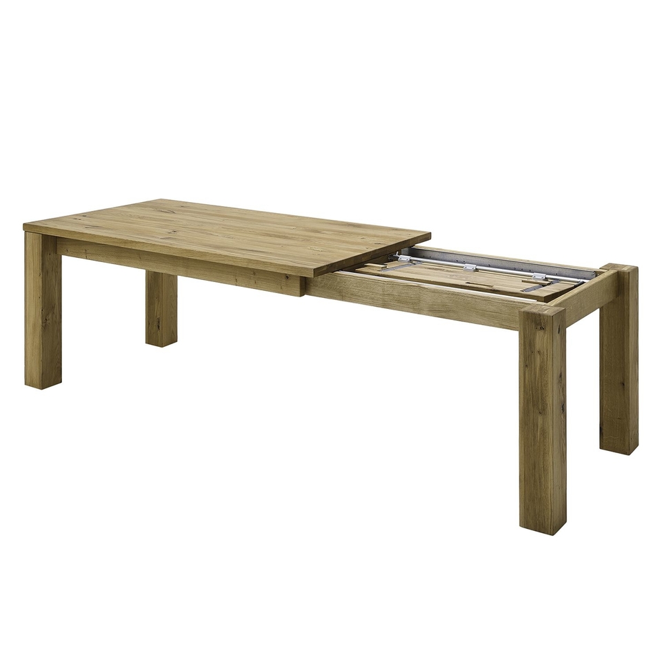 Esstisch mit Gestellauszug Lissy aus Massivholz Bild 8
