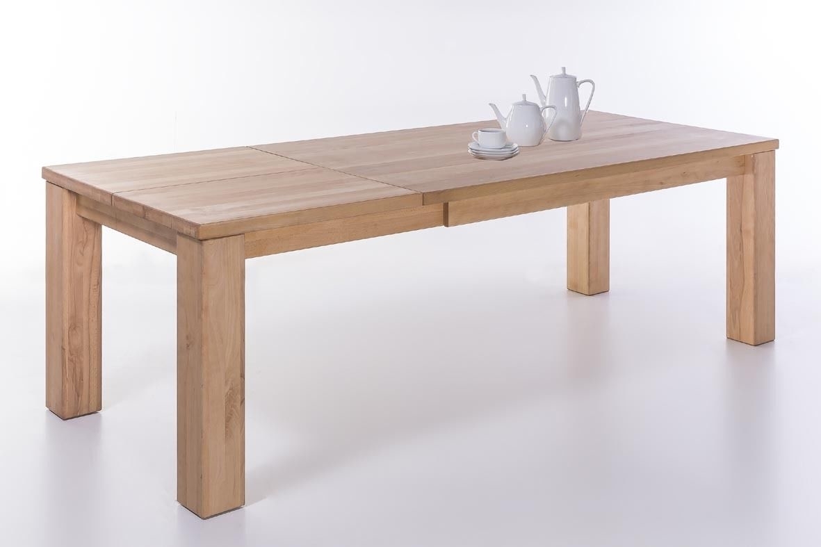 Esstisch mit Gestellauszug Lissy aus Massivholz Bild 12