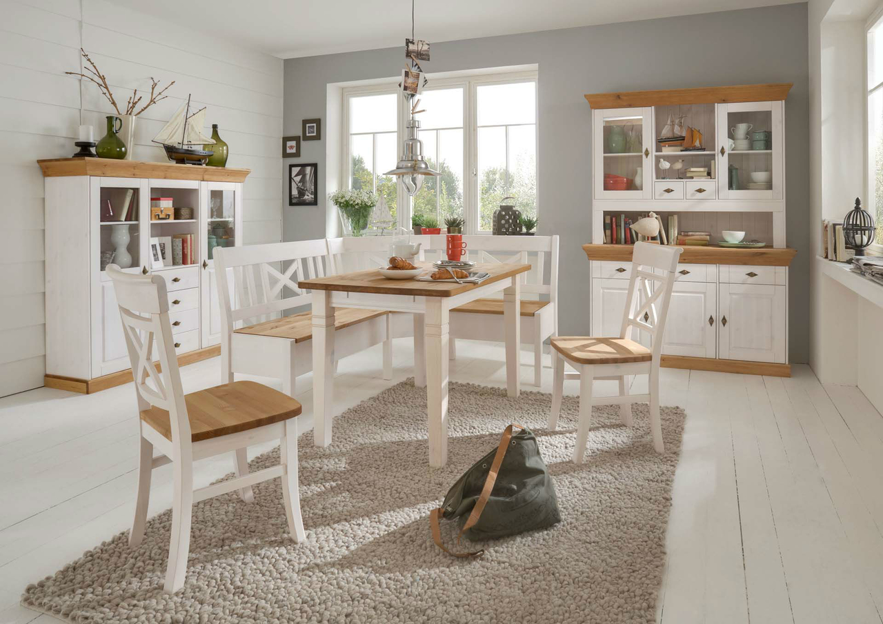 Esszimmer Tisch Bergen rechteckig Landhausstil Bild 6