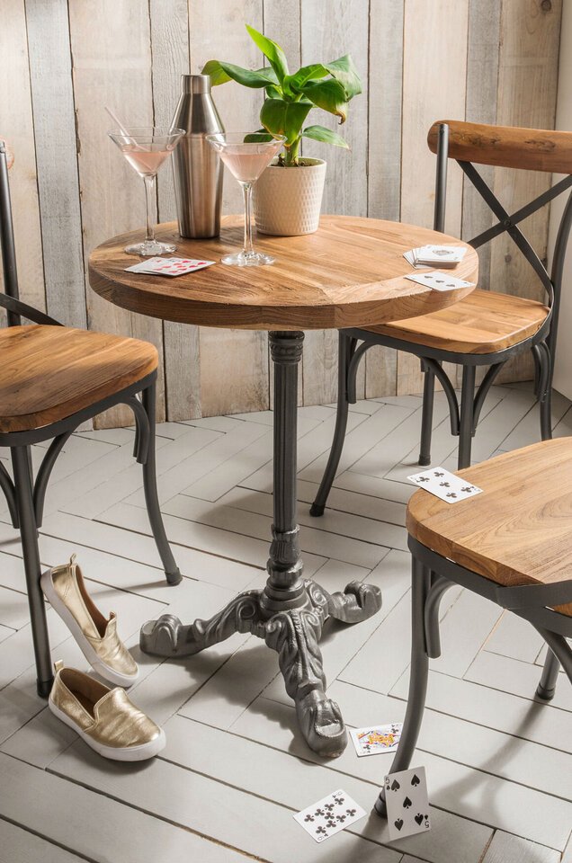 Bistrotisch im Industrial Design, rund LEGENDS Preview Image