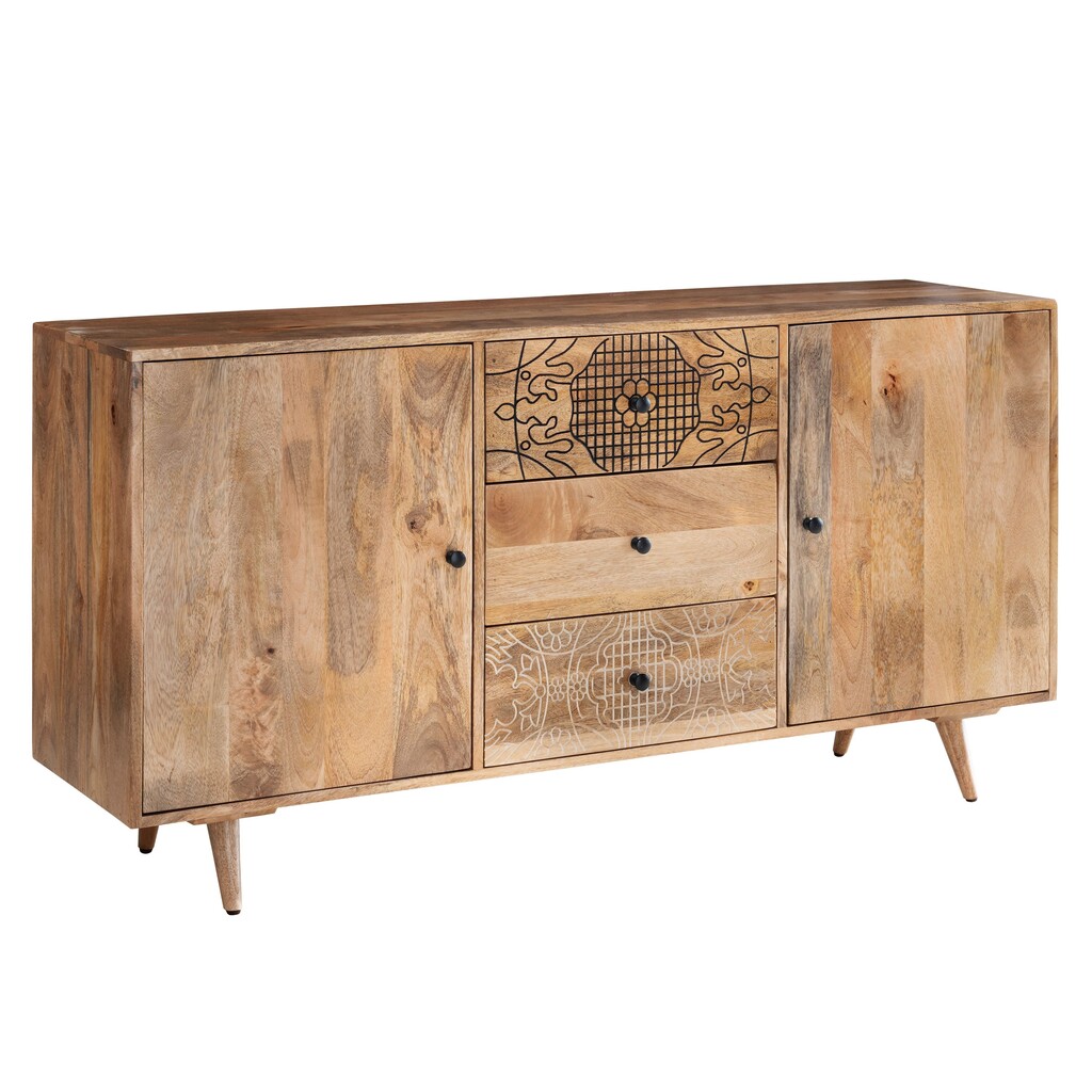 Sideboard LYN Breit mit Recyceltem Altholz Preview Image