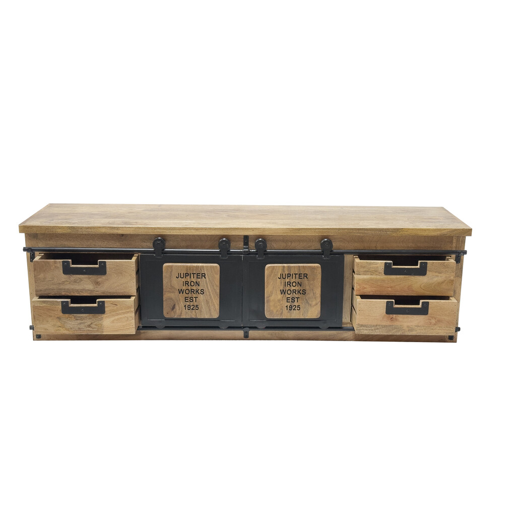 TV-Schrank Mark aus Mangoholz Bild 2