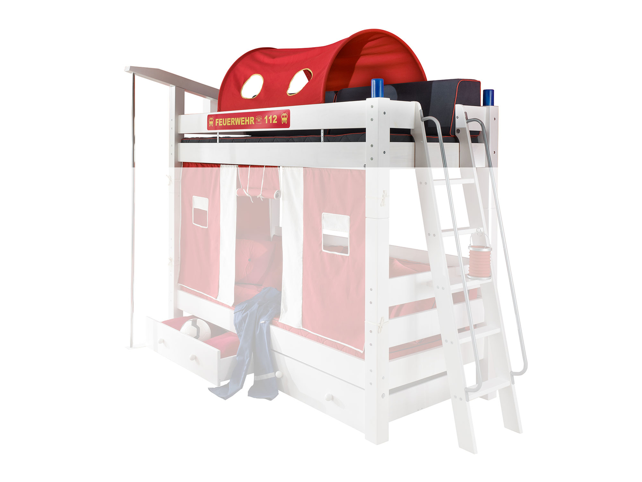 Zubehör für Feuerwehr Etagenbett Moby für Kinder Bild 5