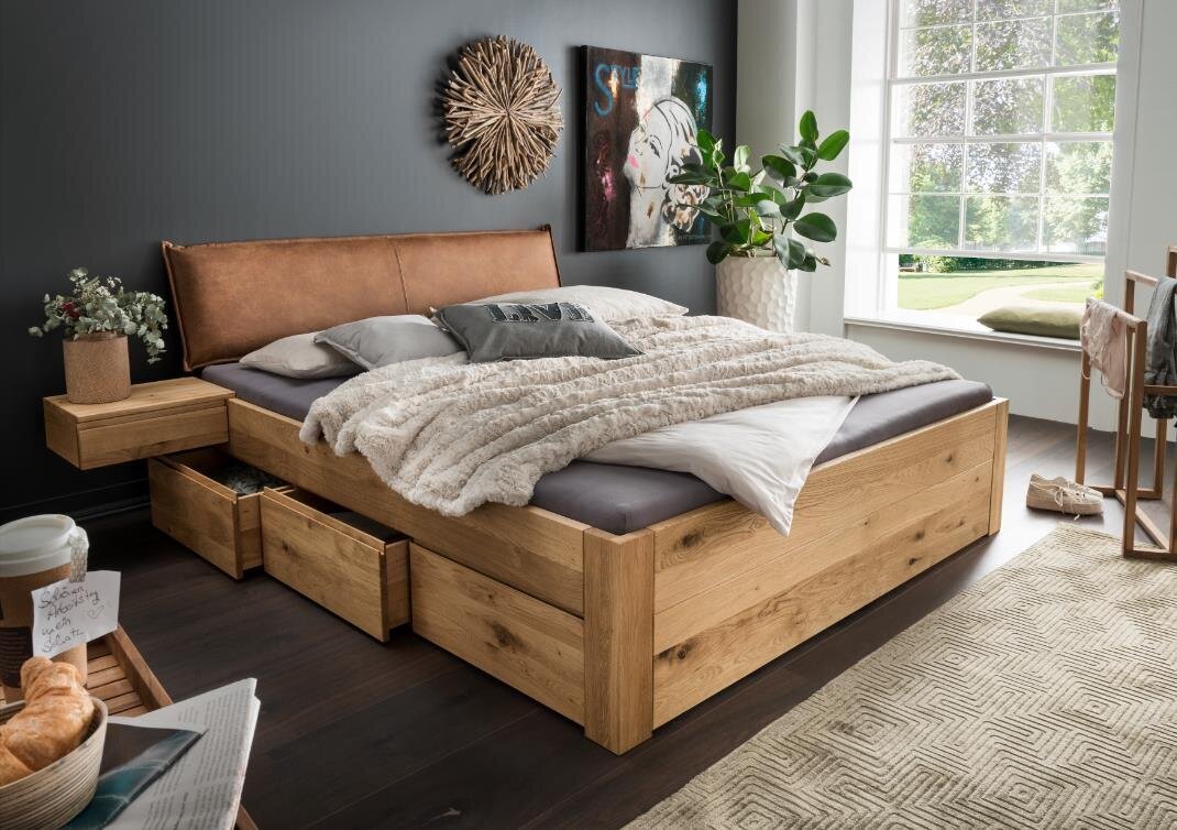 Bett Edsbyn III aus Wildeiche Preview Image