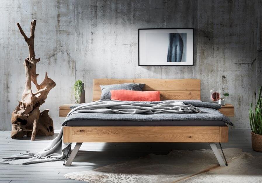 Bett Edsbyn IV aus Wildeiche Preview Image