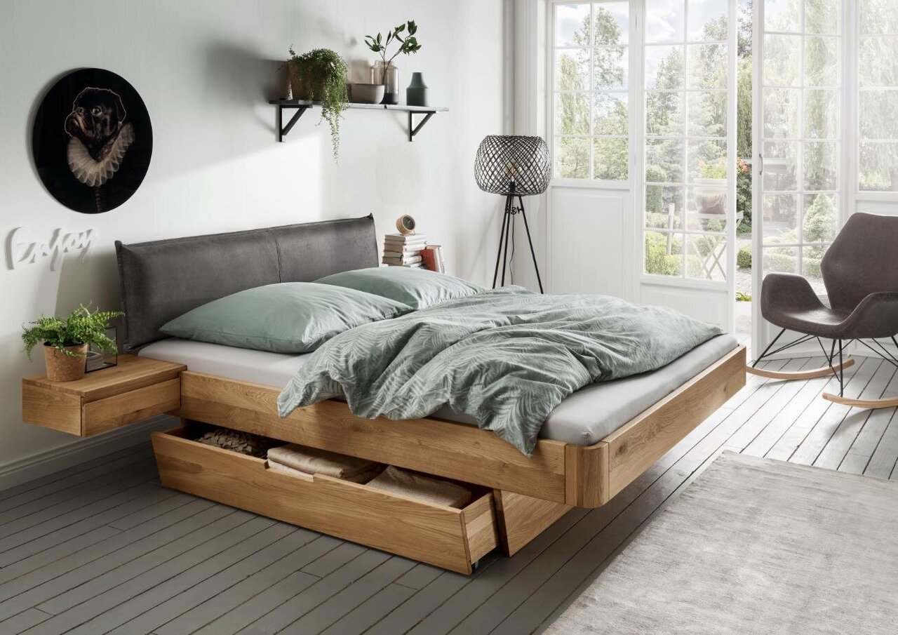 Bett Edsbyn I aus Wildeiche Preview Image