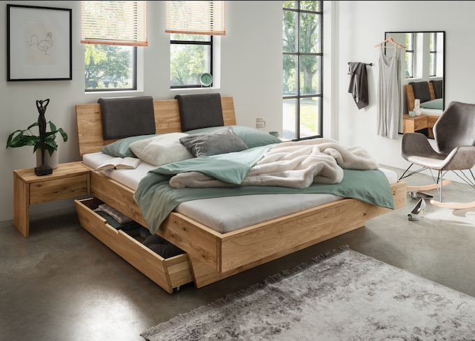Bett Lillsele IV aus Wildeiche Preview Image