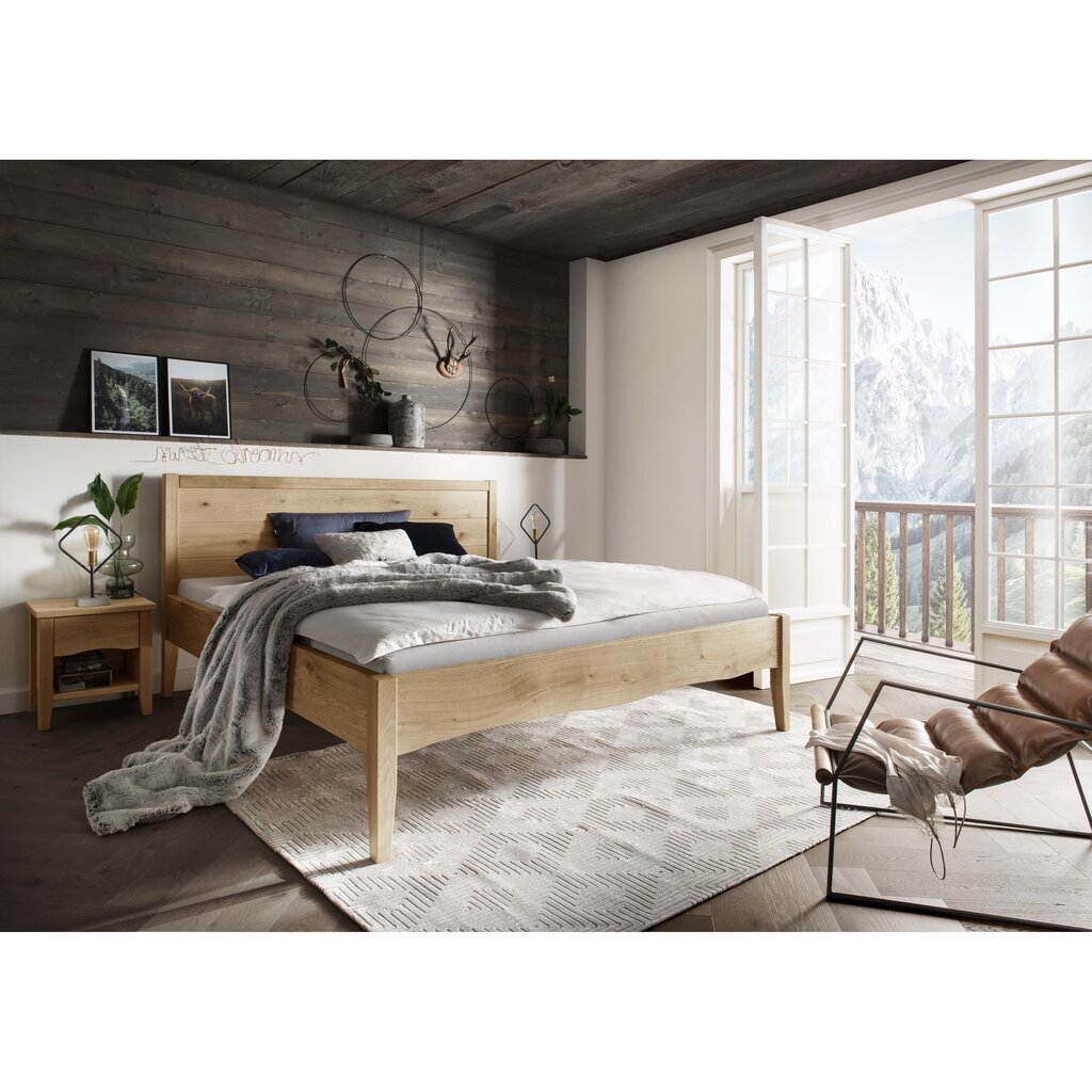 Komplettbett Zermatt aus Wildeiche Preview Image