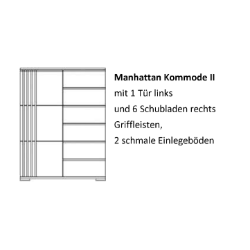 Kommode Manhattan aus Wildeiche Preview Image