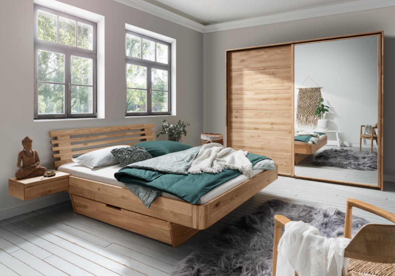 Schwebetürenschrank Silkeborg II aus Wildeiche Preview Image