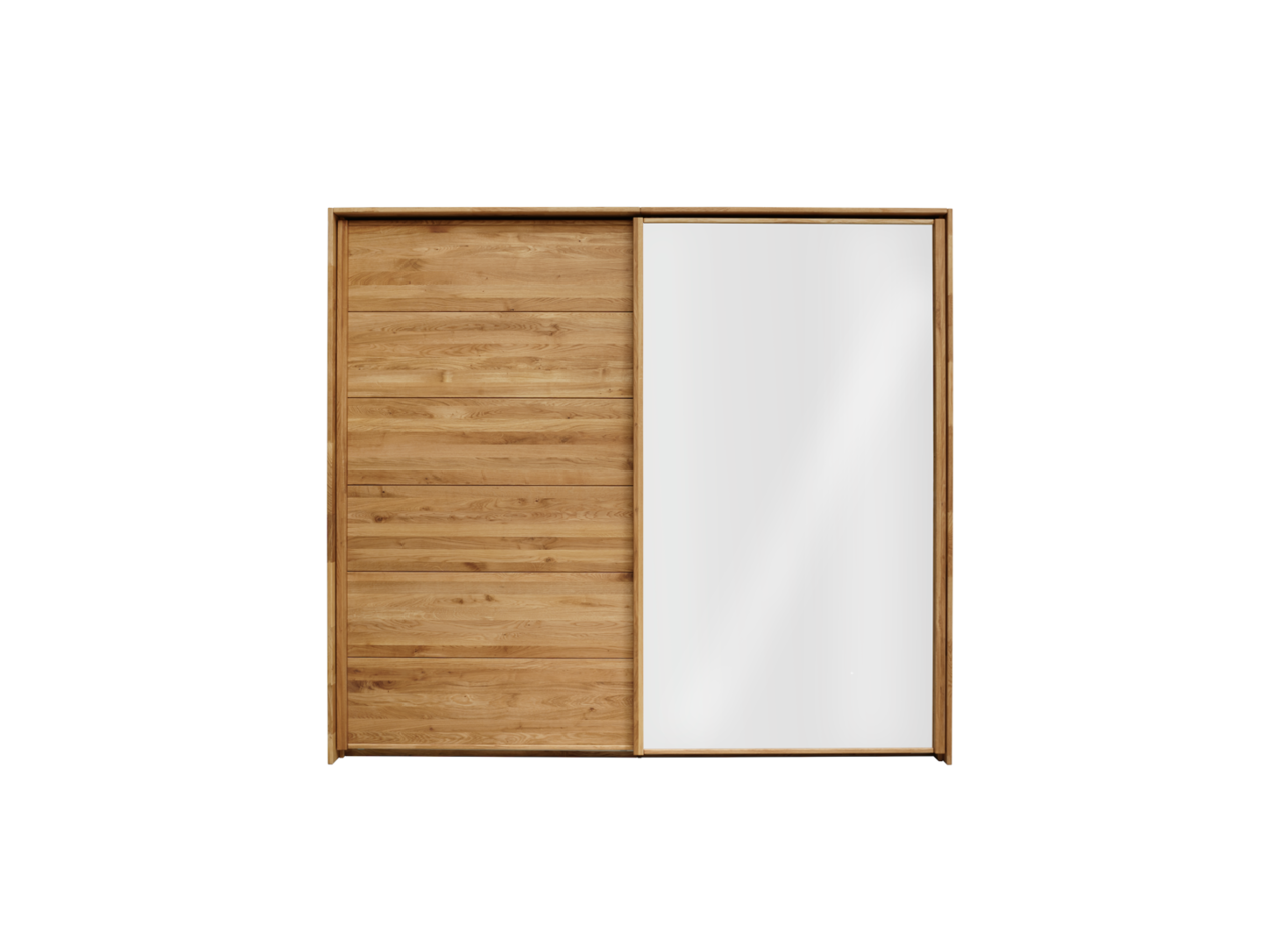 Schwebetürenschrank Silkeborg III aus Wildeiche Preview Image