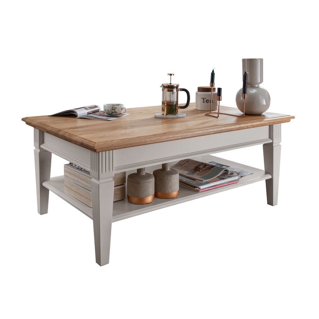 Couchtisch Alva aus massiver Kiefer und Eiche Preview Image