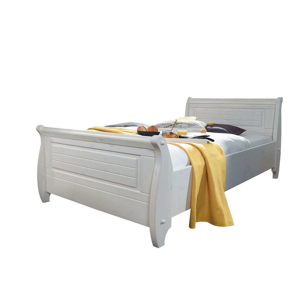 Einzelbett skandinavisch Kiefer weiß Skandic Bild 9