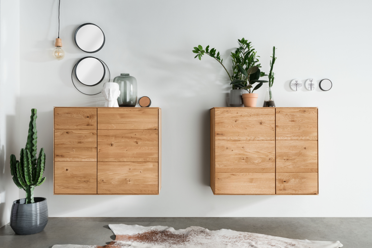 Sideboard Universal Visby aus massiver Wildeiche Bild 6