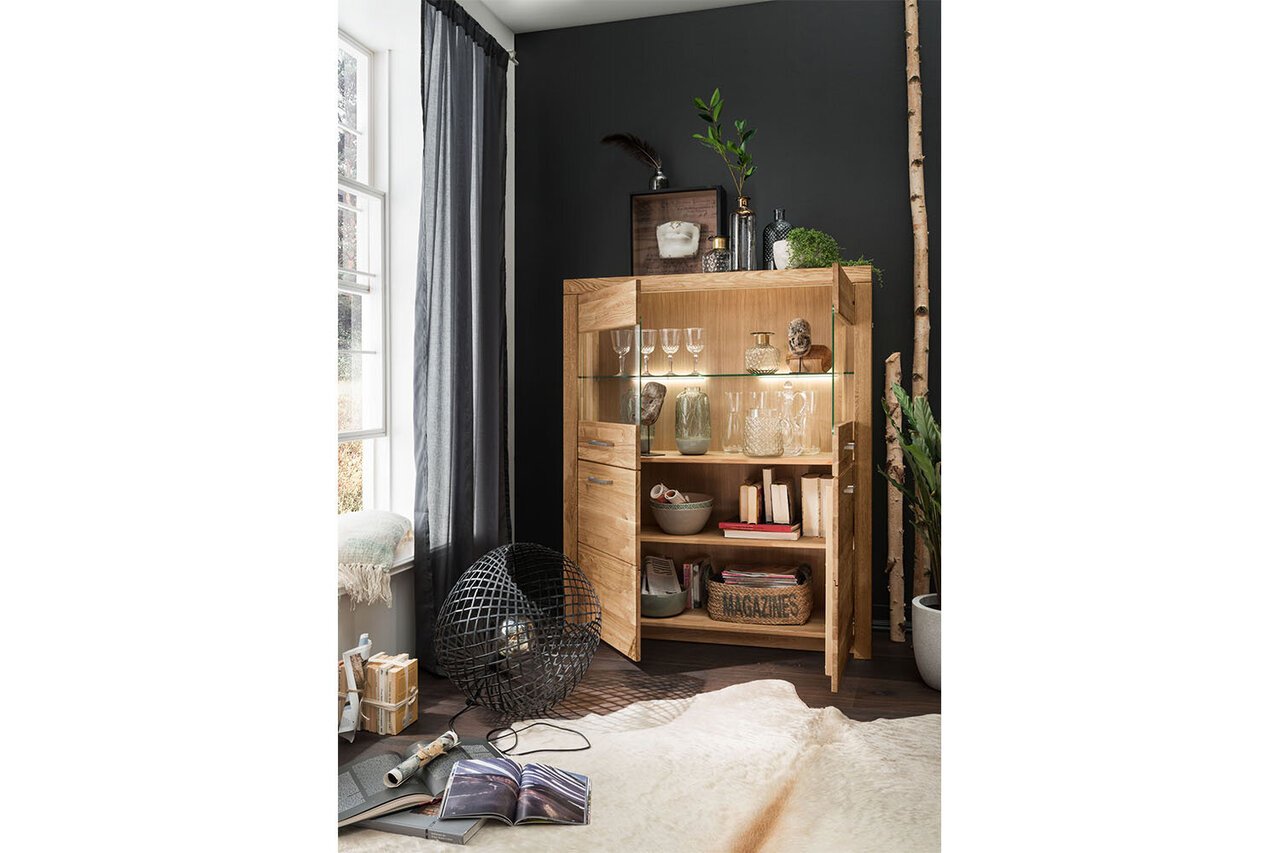 Highboard I Aborg aus massiver Wildeiche Bild 3