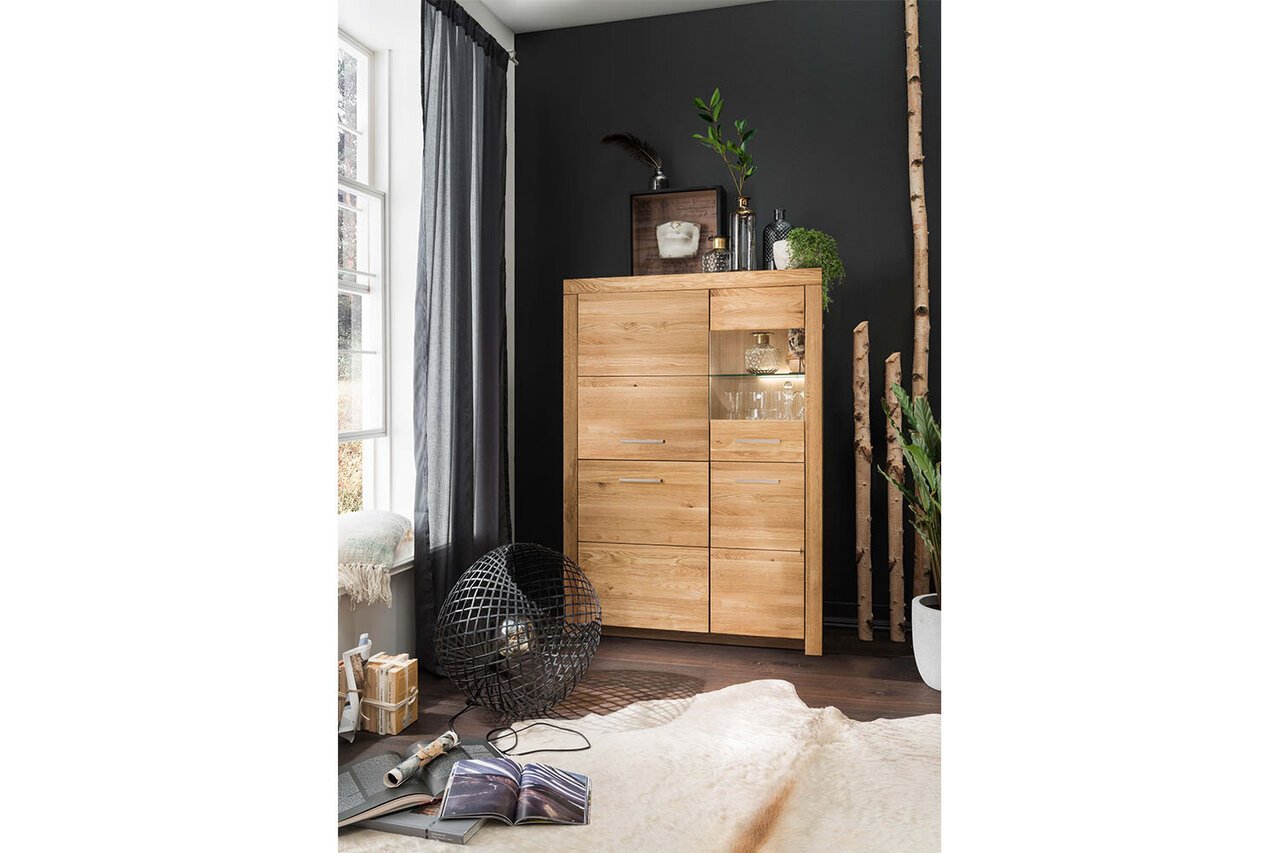 Highboard II Aborg aus massiver Wildeiche Preview Image