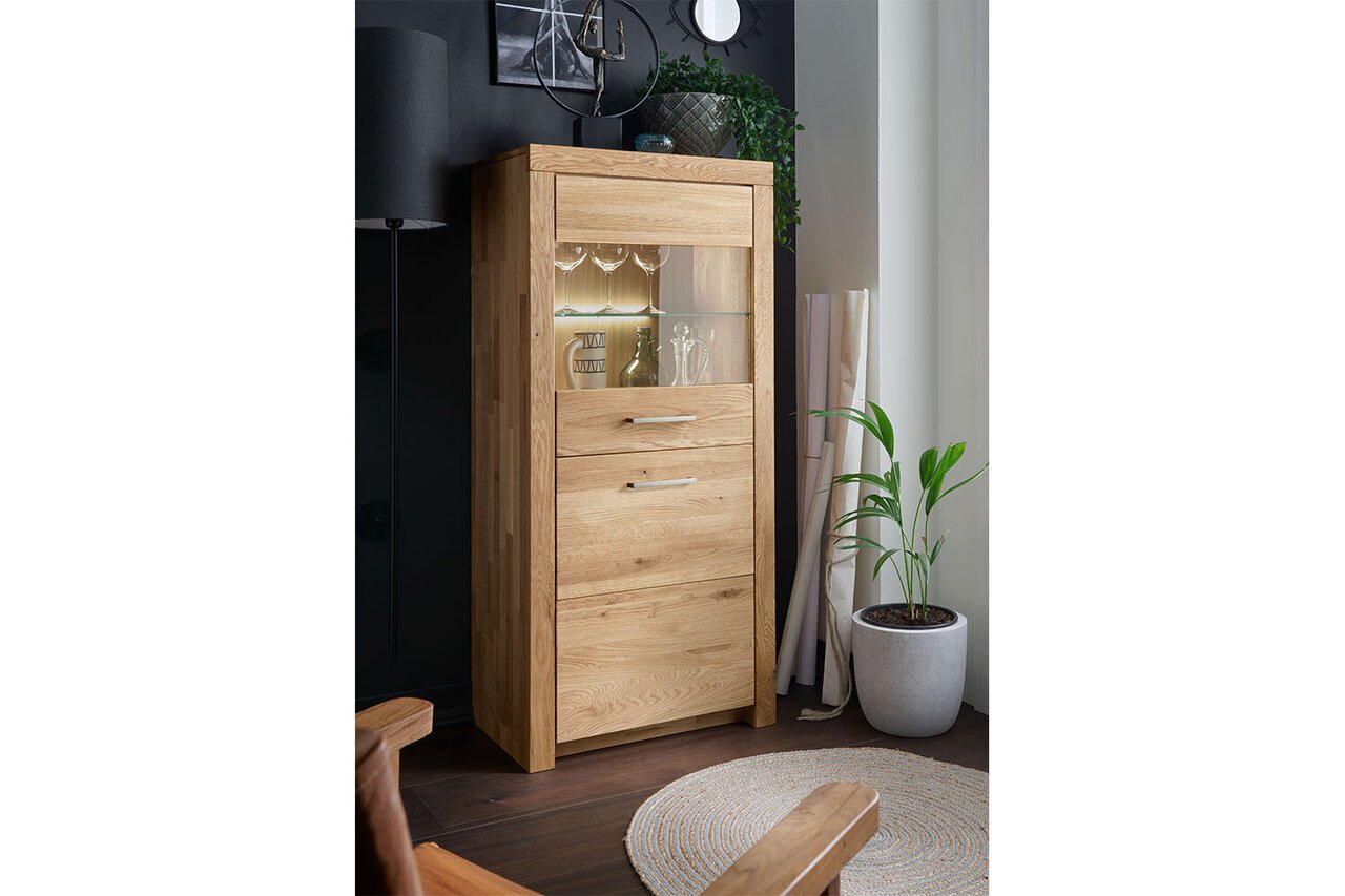 Highboard IV Aborg aus massiver Wildeiche Preview Image