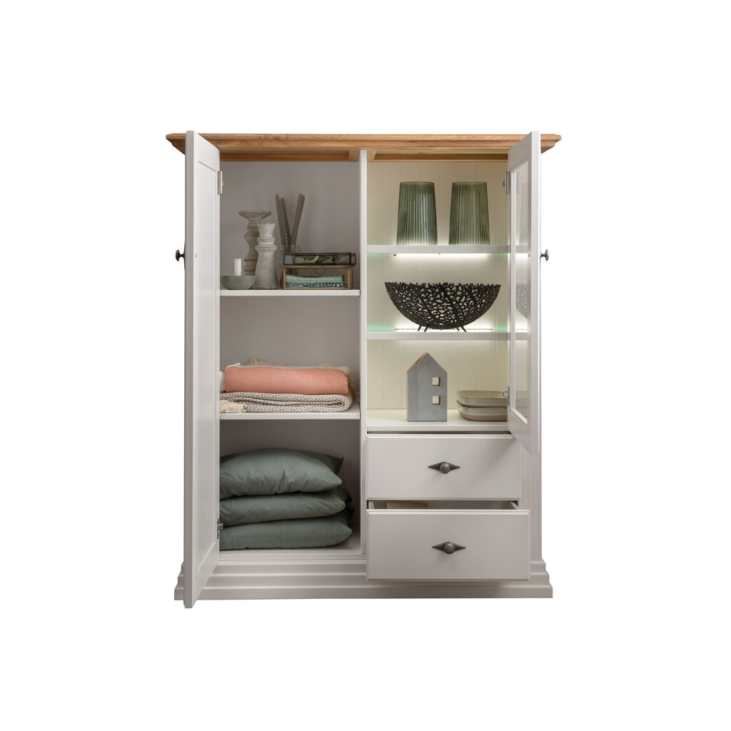 Highboard I Alva aus massiver Kiefer und Eiche Bild 2