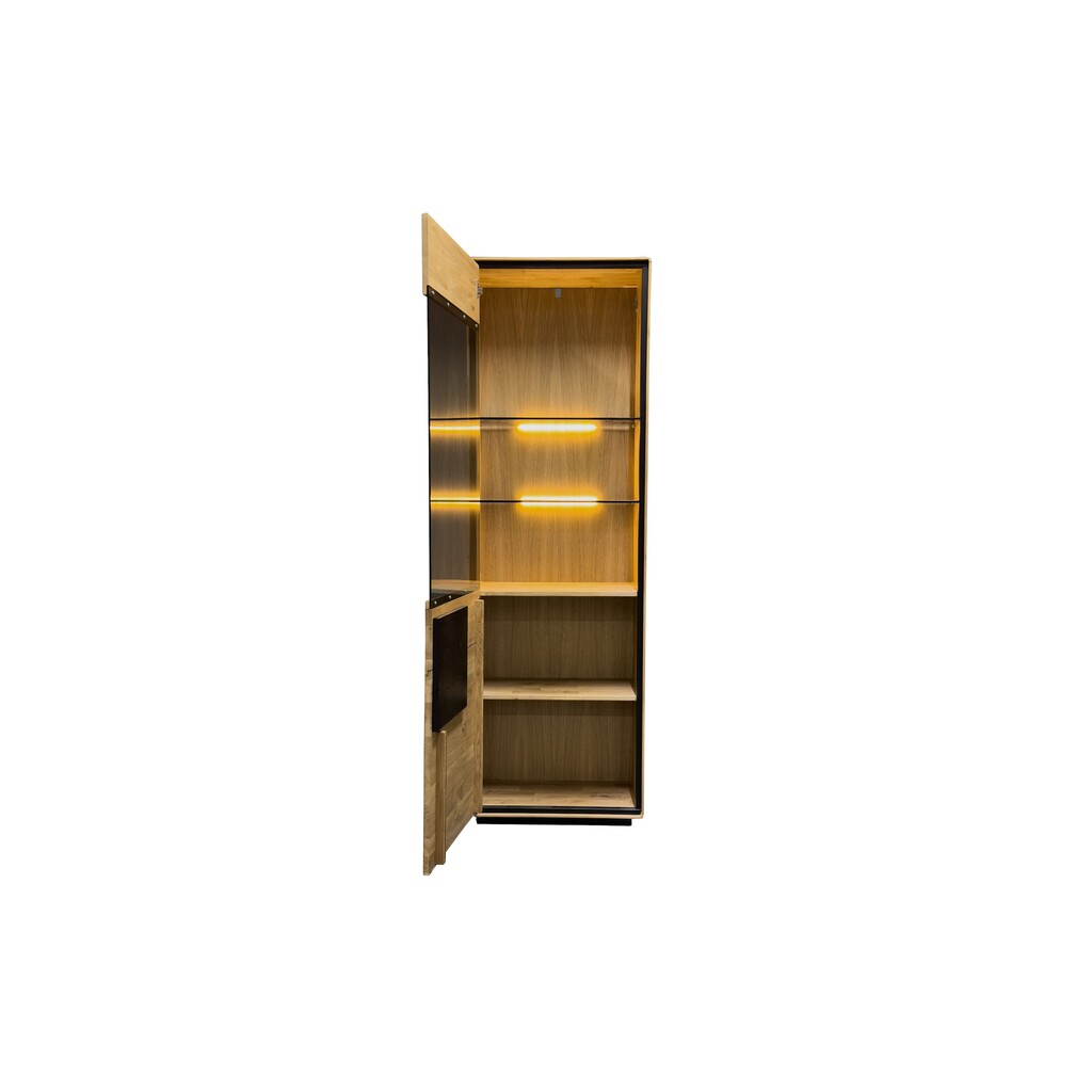 Highboard Vejers I, Wildeiche Massiv, Hirnholz Bild 5
