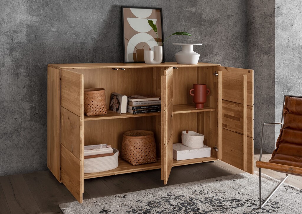 Sideboard I Herning Wildeiche mit Hirnholz Maserung Preview Image